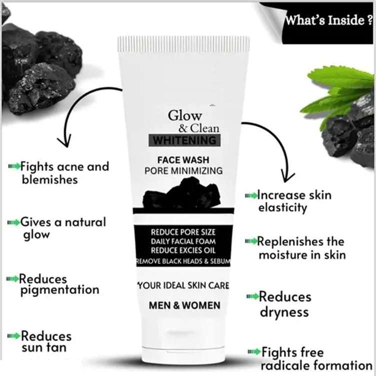 Glow & Clean Activated Charcoal Face Wash