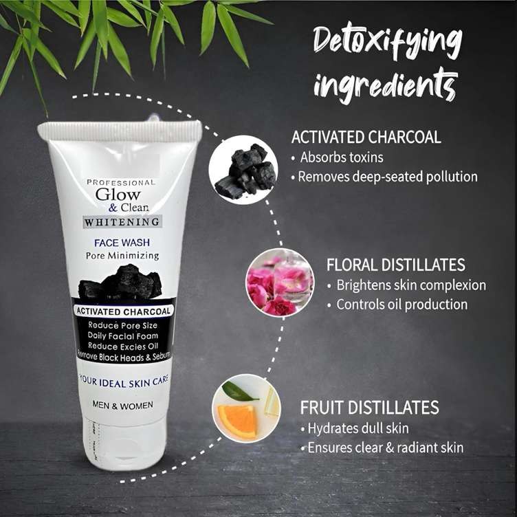 Glow & Clean Activated Charcoal Face Wash