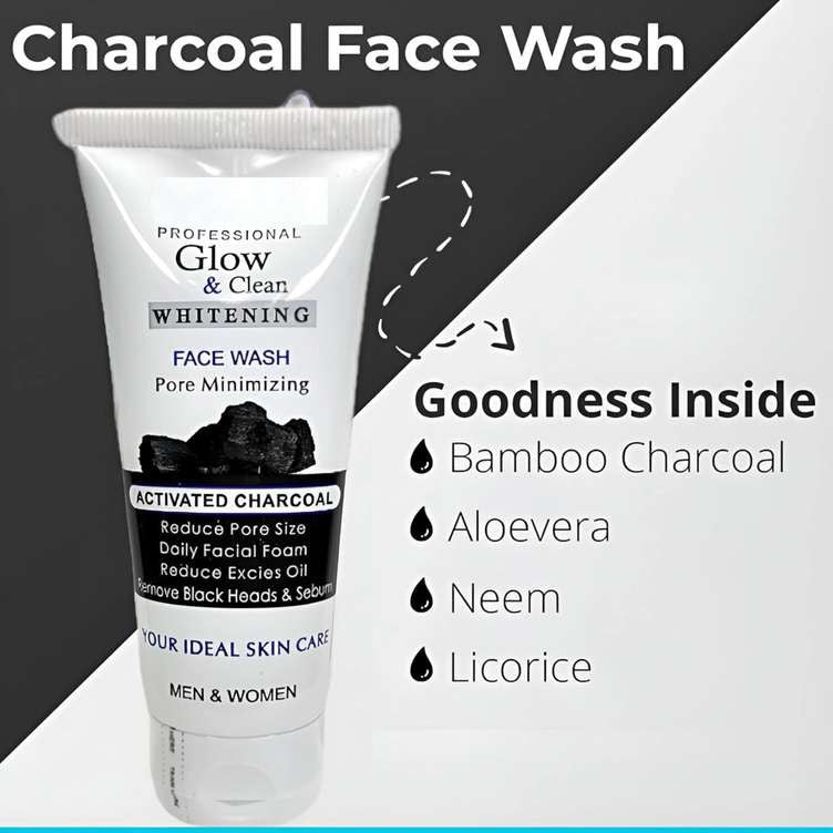 Glow & Clean Activated Charcoal Face Wash