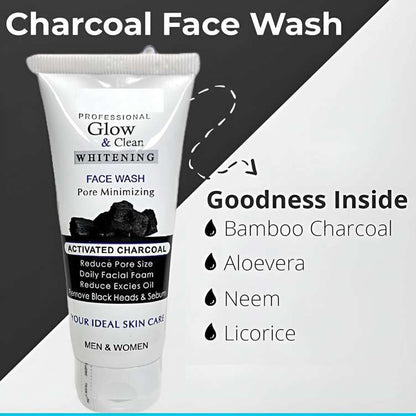Glow & Clean Activated Charcoal Face Wash